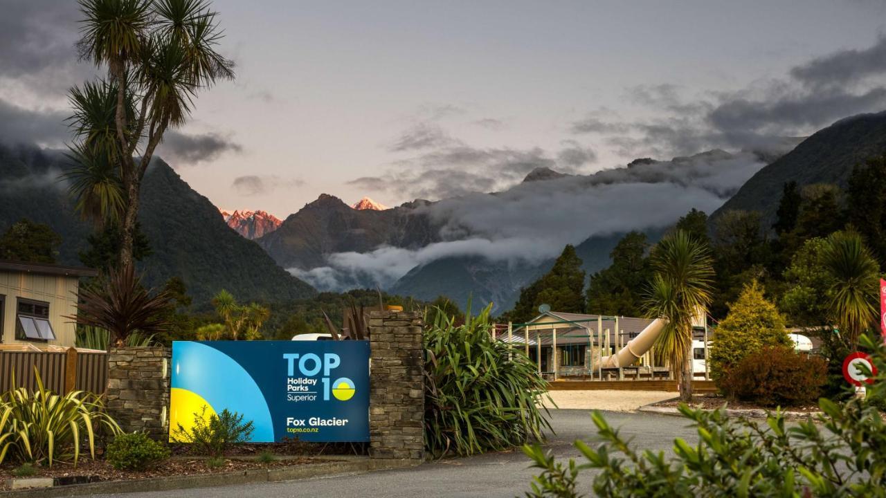 Fox Glacier Top 10 Holiday Park & Motels Bagian luar foto